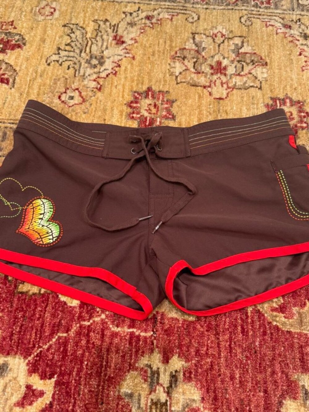 Vintage White Sport Shorts